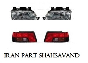 چراغ جلو 405 جفت+خطر عقب 405 جفت شرکتی جنس پلی کربنات عالی با ضمانت